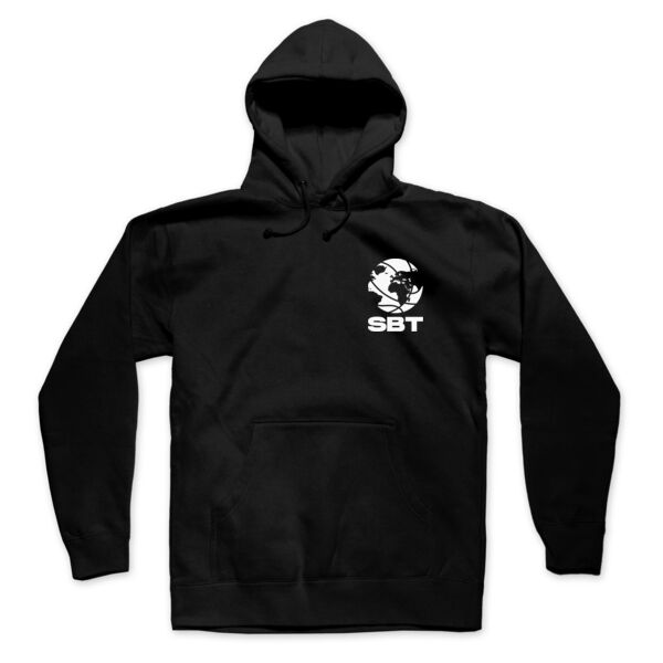 BALL LOGO LEFT CHEST - PREMIUM MEN'S/UNISEX PULLOVER HOODIE - BLACK - 5DPRWF Thumbnail