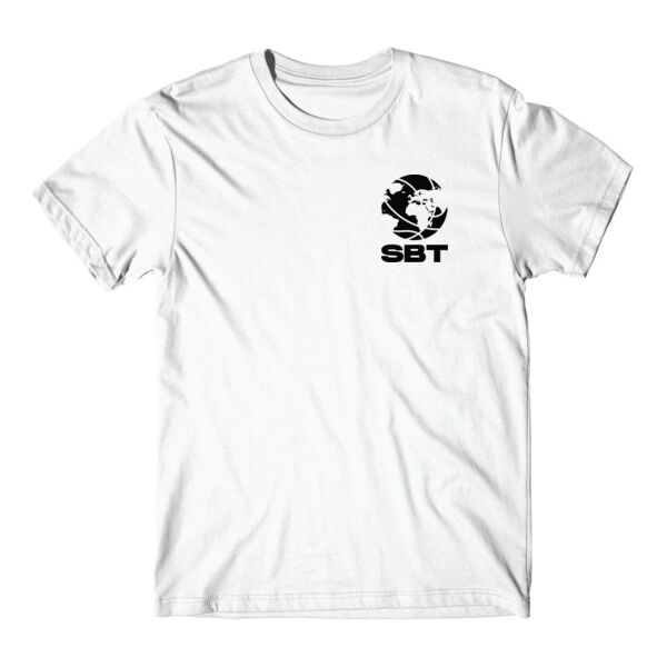 BALL LOGO LEFT CHEST - PREMIUM MEN'S/UNISEX T-SHIRT - WHITE - Q2WXZJ Thumbnail