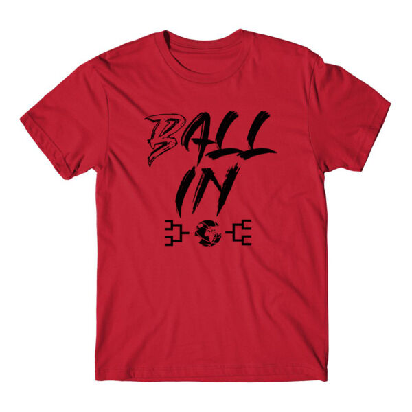 BALL IN - PREMIUM MEN'S/UNISEX T-SHIRT - RED - QP2BD6 Thumbnail