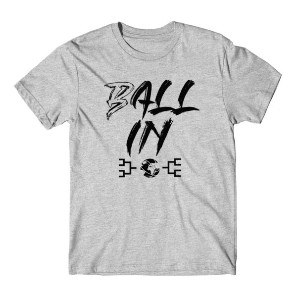 BALL IN - PREMIUM MEN'S/UNISEX T-SHIRT - LIGHT GREY HEATHER - QP2BD6 Thumbnail
